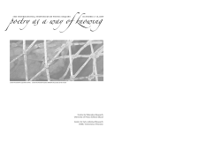 See Program - The International Symposium on Poetic Inquiry