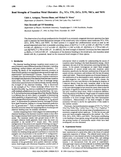 Bond Strengths of Transition Metal Diatomics