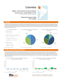 Colombia National Education Profile