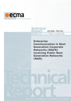 Final draft on Enterprise communication in NGCN involving public