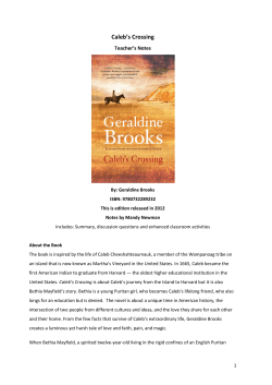 Caleb`s Crossing - HarperCollins Children`s Books