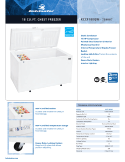 18 cu. ft. chest freezer kccf180qw - 738087
