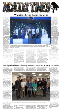 McAuley Times - Joplin Area Catholic Schools