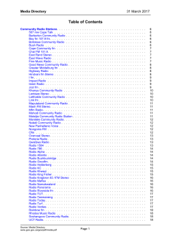 Media Directory
