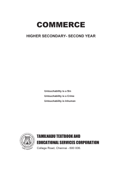 commerce - Textbooks Online