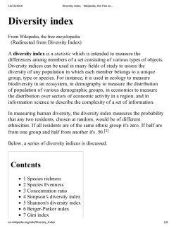 Diversity index - Wikipedia, the free encyclopedia