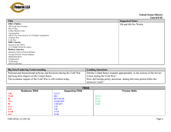1960`s Politics/1960`s Society/Modern America