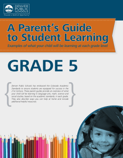 Grade 5 - Denver Public Schools