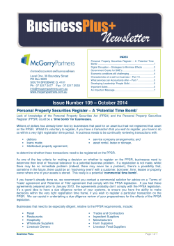 Issue Number 109 &ndash; October 2014