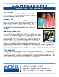 Jan and Sherie profile