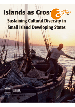 Interregional Expert Meeting on Cultural Diversity in Small Island