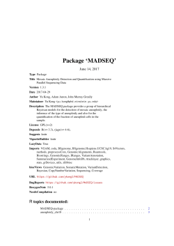 Package `MADSEQ`