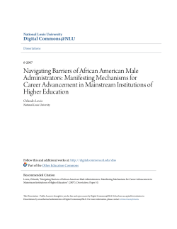 Navigating Barriers of African American Male Administrators