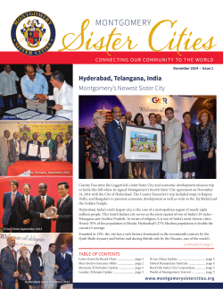 Montgomery County`s Sister Cities
