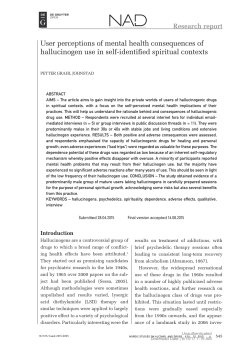 User perceptions of mental health consequences of