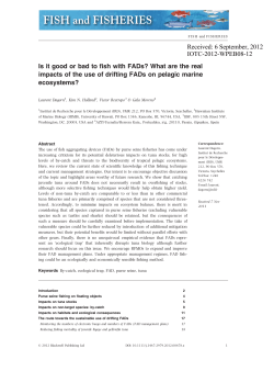 Is it good or bad to fish with FADs? What are the real impacts of the