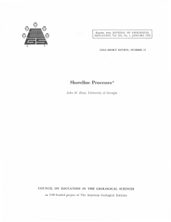 Shoreline Processes