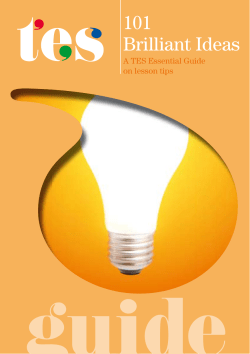 101 Brilliant Ideas - Key Stage Teacher Supply