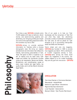 CIRCULATION - Tyler Today Magazine