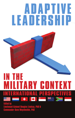 adaptive leadership - Publications du gouvernement du Canada