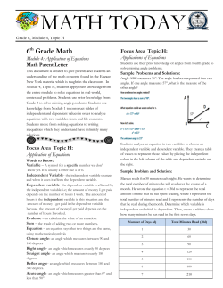 MATH TODAY