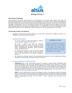 Biology Section 2 - Altius Test Prep