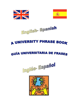 Libro de frases m&aacute;s comunes en la universidad Ingles