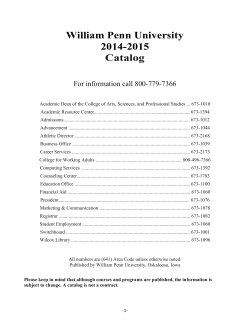 PDF - William Penn University