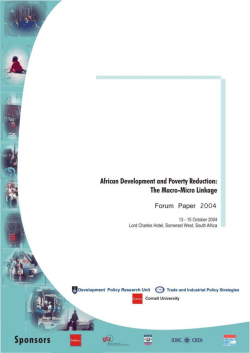 Financial Intermediation and Access to Finance in African Countries