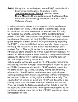 Osh4p is a carrier designed to use PI(4)P metabolism for transferring