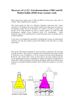 Acetone Recovery