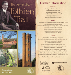 Tolkien Trail - Birmingham Museums Trust