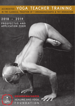 accredited yoga teacher training - Krishnamacharya Healing and