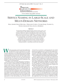 service naming in large-scale and multi-domain