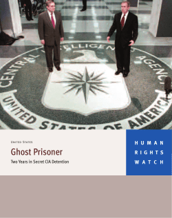 Ghost Prisoner - Human Rights Watch