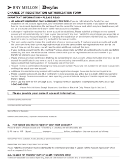 change of registration authorization form