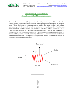 Measuring Air Velocity