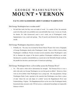 Facts and Falsehoods about George Washington