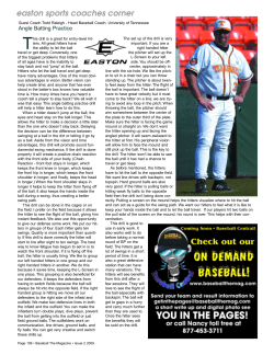 Angle Batting Practice - Baseball The Magazine