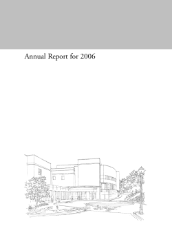 Annual Report for 2006 - Virginia Historical Society