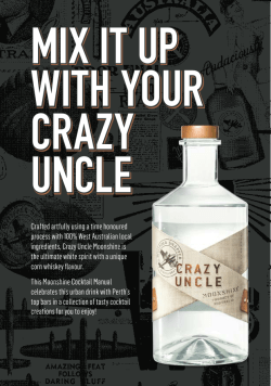 Crazy Uncle Moonshine Cocktail Recipes