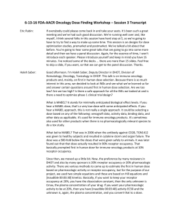6-13-16 FDA-AACR Oncology Dose Finding Workshop &ndash; Session 3