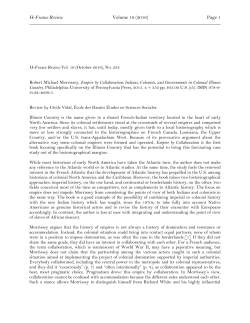 H-France Review Volume 16 (2016) Page 1