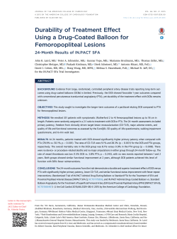 Durability of Treatment Effect Using a Drug