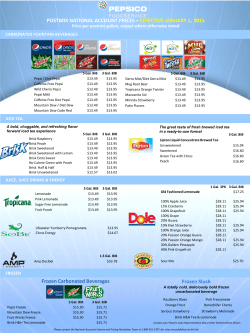 POSTMIX NATIONAL ACCOUNT PRICES