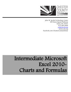 Intermediate Microsoft Excel 2010
