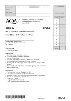 BIOL5 - The Student Room