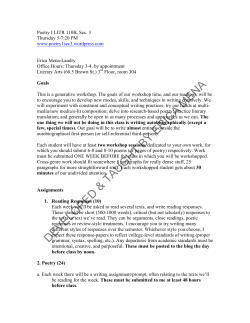 Syllabus - A Cyborg Kitty