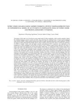 nitric oxide (no) - Journal of Physiology and Pharmacology
