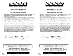 BATTERY CABLE KIT
